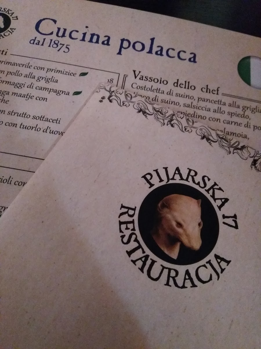 Menu Pijarska 17 Restaurant-10
