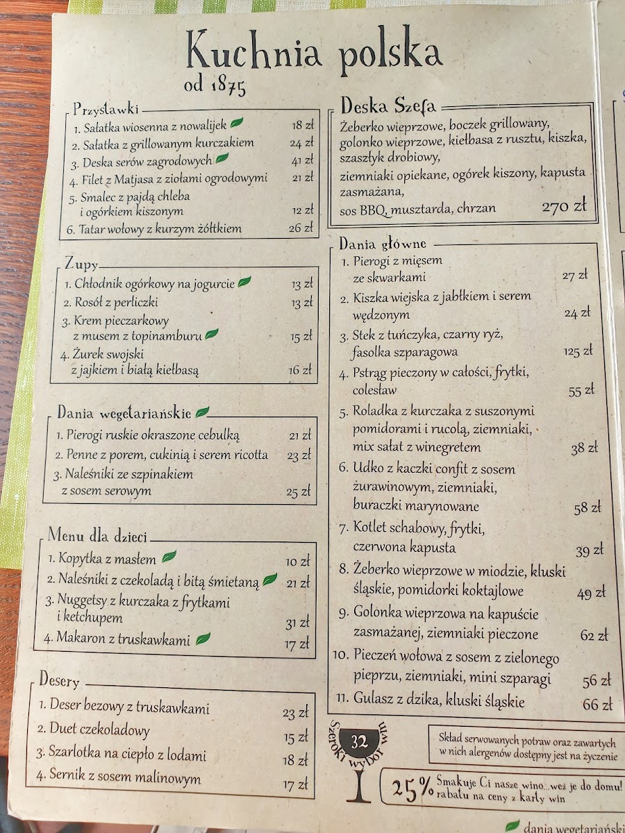 Menu Pijarska 17 Restaurant-7